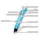 3D ручка Smart 3D Pen 2 c LCD дисплеем, Интересная ручка 3д для детей, Оригинальная. Цвет: голубой 00015790 фото 15