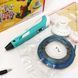 3D ручка Smart 3D Pen 2 c LCD дисплеем, Интересная ручка 3д для детей, Оригинальная. Цвет: голубой 00015790 фото 43