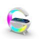 Умный светильник/ Ночник c беспроводной зарядкой для телефона/Bluetooth-колонка 00024381 фото 3