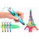3D ручка Smart 3D Pen 2 c LCD дисплеем, Интересная ручка 3д для детей, Оригинальная. Цвет: голубой 00015790 фото 8