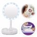 Складное зеркало для макияжа с Led подсветкой круглое увеличительное 10x My Fold Away Mirror. Цвет: белый 00015486 фото 13