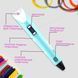 3D ручка Smart 3D Pen 2 c LCD дисплеем, Интересная ручка 3д для детей, Оригинальная. Цвет: голубой 00015790 фото 22