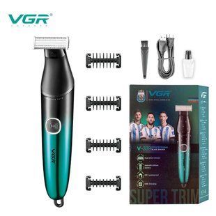 Бритва-триммер для стрижки бороди та вусів VGR V-339 GREEN 00014864 фото