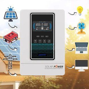 Гібридний інвертор із чистою синусоїдою на 24 Вт Jarrett 3.2KVA 00017894 фото