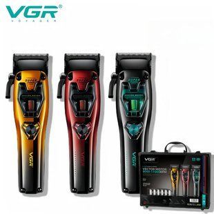 Аккумуляторная машинка для стрижки VGR V-668, 3 сменных цвета корпуса 00014914 фото