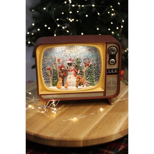 Новогодний ночник Ретро телевизор WDL-24034B XMAS 00024789 фото