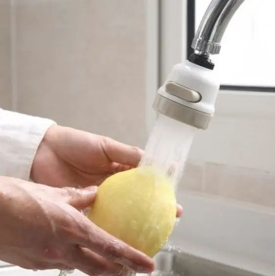 Поворотний аератор-насадка на кран для економії води Homegoods H23 3 режими розпилення, для крана 00012988 фото