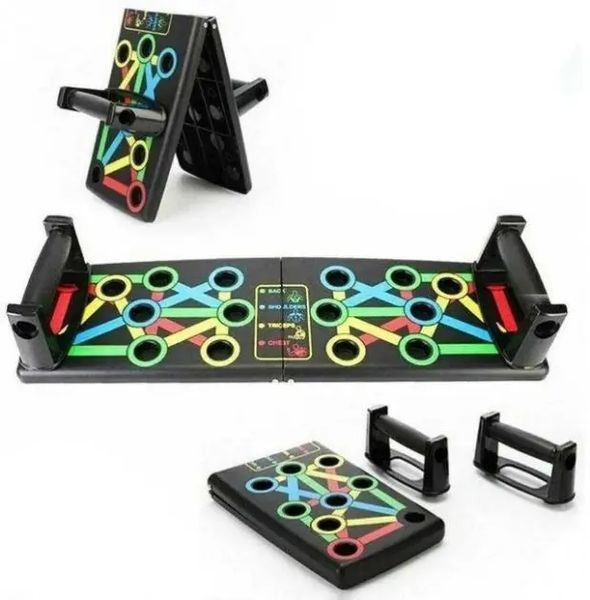 Доска для отжиманий Foldable Push Up Board 14 в 1 упор для отжиманий подставки для отжиманий 00014733 фото