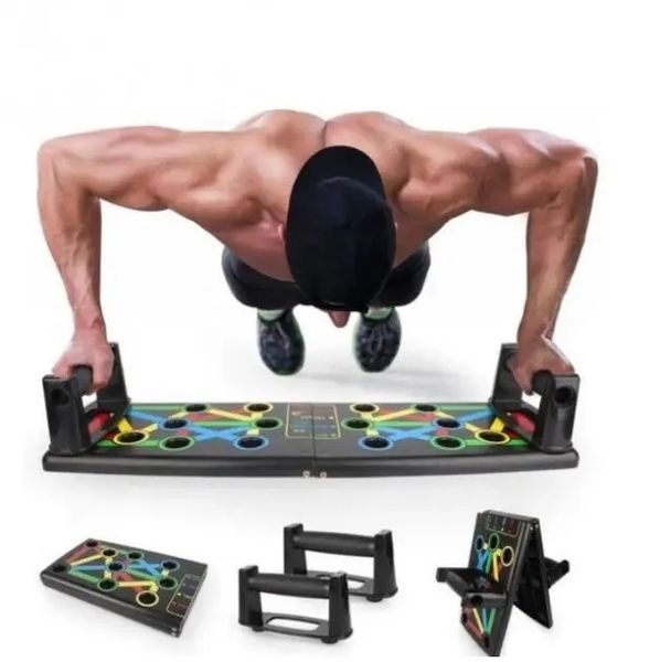 Доска для отжиманий Foldable Push Up Board 14 в 1 упор для отжиманий подставки для отжиманий 00014733 фото