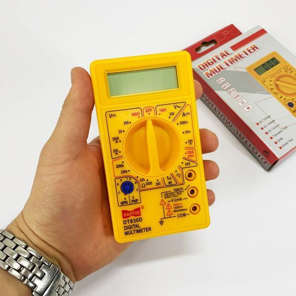Мультиметр HAOYUE DT830D yellow 00017480 фото