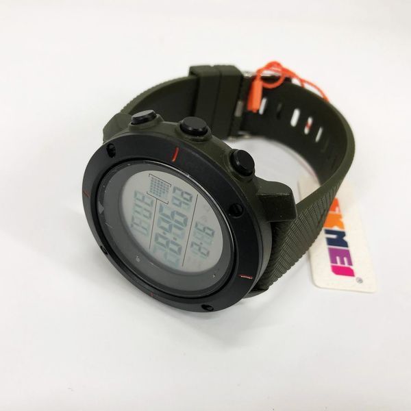 Часы наручные мужские SKMEI 1213AG ARMY GREEN BIG SIZE, брендовые мужские часы. Цвет: зеленый 00022030 фото