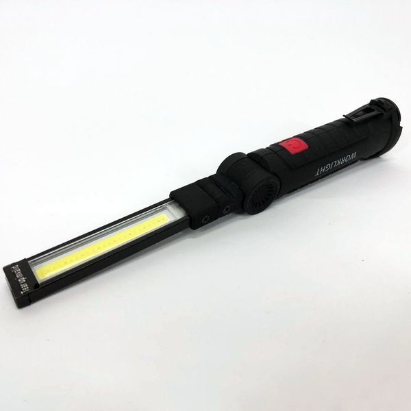 Фонарь кемпинг W51-SMD+COB, поворот на 180&ordm;+180&ordm;, магнит, зажим, крюк для подвеса, встроенный аккумулятор 00022916 фото