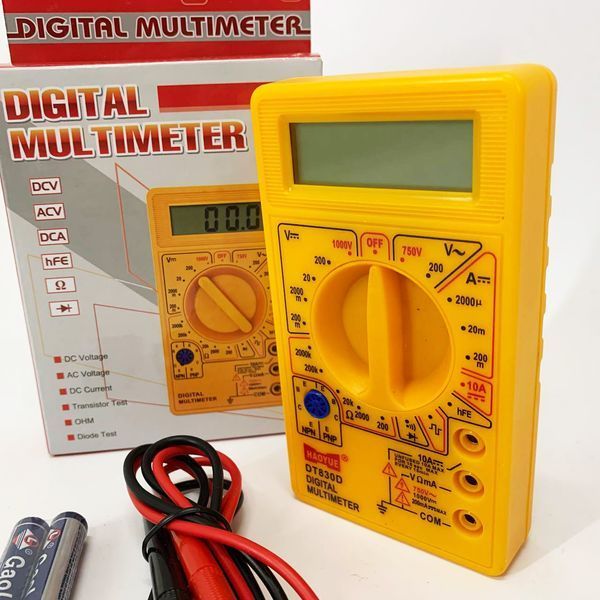 Мультиметр HAOYUE DT830D yellow 00017480 фото