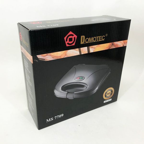 Гриль сендвичница бутербродница DOMOTEC MS-7709, бутербродница бытовая, домашний гриль для шаурмы 00019714 фото