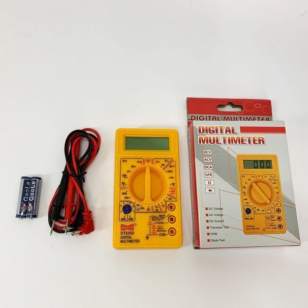 Мультиметр HAOYUE DT830D yellow 00017480 фото