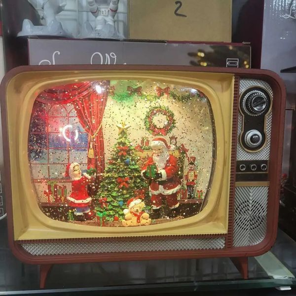 Новорічний нічник Ретро телевізор WDL-24034B XMAS 00024789 фото