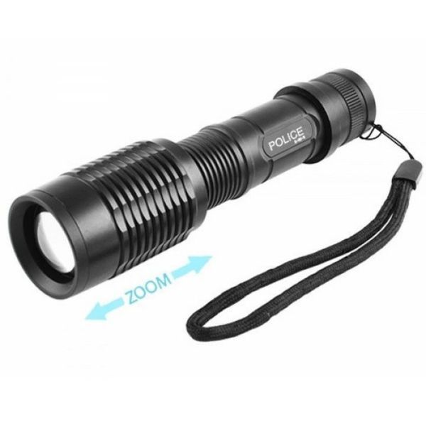 Аккумуляторный тактический фонарь Police BL-1861-T6, фонарик тактический ручной для охоты 00022885 фото