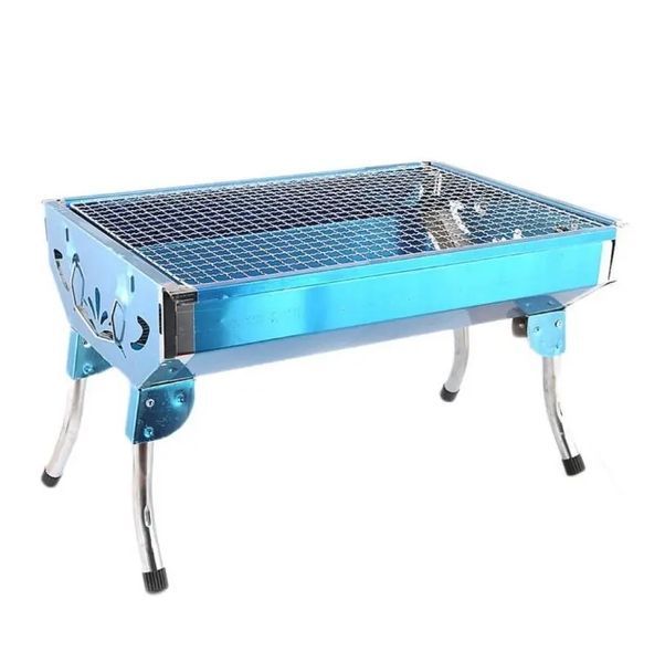Переносной мангал с решеткой для шашлыка и гриля GP-4274 48*33*29cm 00020946 фото