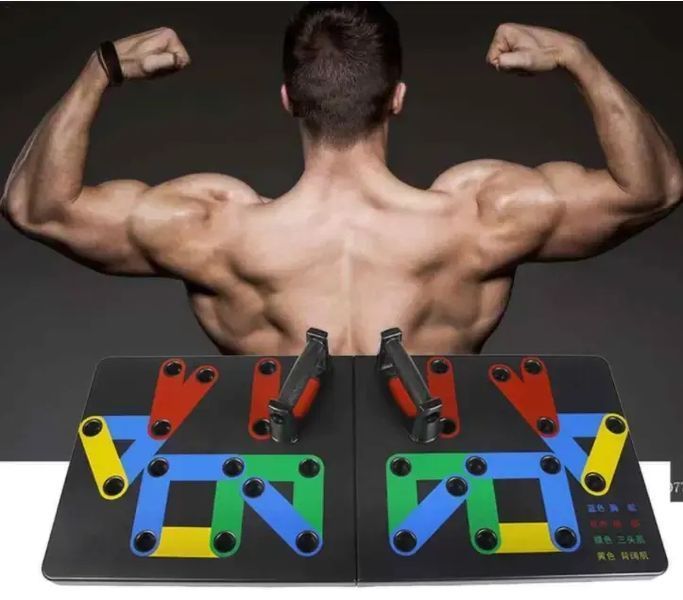 Доска для отжиманий Foldable Push Up Board 14 в 1 упор для отжиманий подставки для отжиманий 00014733 фото