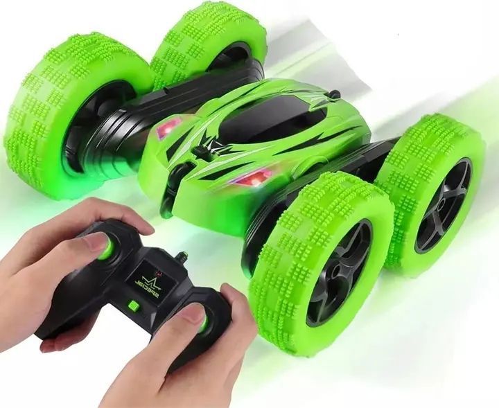 Машинка перевертень всюдихід трюкова на радіокеруванні Ydjia Stunt Car D828 Green 00015890 фото