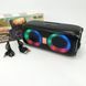Портативная колонка TG333 2x5W с RGB подсветкой, громкая блютуз колонка. Цвет: черный 00017227 фото 12