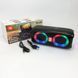 Портативная колонка TG333 2x5W с RGB подсветкой, громкая блютуз колонка. Цвет: черный 00017227 фото 14