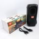 Портативная колонка TG333 2x5W с RGB подсветкой, громкая блютуз колонка. Цвет: черный 00017227 фото 8