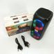 Портативная колонка TG333 2x5W с RGB подсветкой, громкая блютуз колонка. Цвет: черный 00017227 фото 17