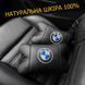 Авто подушки 2 шт &mdash; набор BMW из натуральной кожи, на подголовник в машину, Автомобильная подушка БМВ 00016728 фото 13
