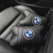 Авто подушки 2 шт &mdash; набор BMW из натуральной кожи, на подголовник в машину, Автомобильная подушка БМВ 00016728 фото 17