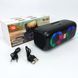 Портативная колонка TG333 2x5W с RGB подсветкой, громкая блютуз колонка. Цвет: черный 00017227 фото 19