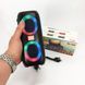 Портативная колонка TG333 2x5W с RGB подсветкой, громкая блютуз колонка. Цвет: черный 00017227 фото 2