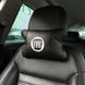 Набір подушок Fiat з натуральної шкіри + вишивка логотипу та шкіряний брелок у подарунок 00016882 фото 10