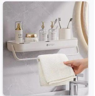 Органайзер в ванную полка+вешалка TOWEL BAR LY-840 00013843 фото