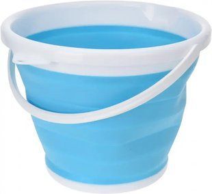 Складное ведро Silicon Bucket 10л., Туристическое ведро, Силиконовое ведро 00012832 фото
