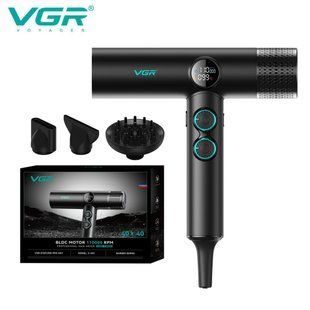 Фен профессиональный VGR V-401 BLACK 00015259 фото