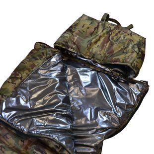 Универсальный спальный мешок Арктика до -25, тактический зимний спальник, военный мультикам 00018464 фото