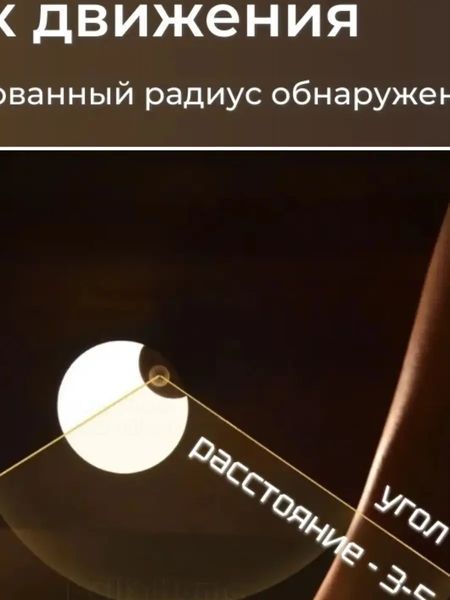 Світильник із датчиком руху AND HA-183 00022506 фото