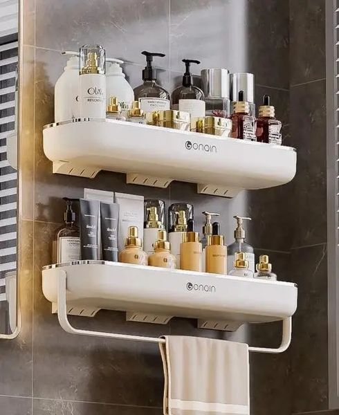 Органайзер в ванную полка+вешалка TOWEL BAR LY-840 00013843 фото