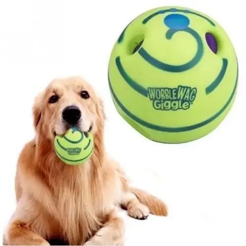 М'яч для гри із собакою Wobble Wag Giggle 00021886 фото