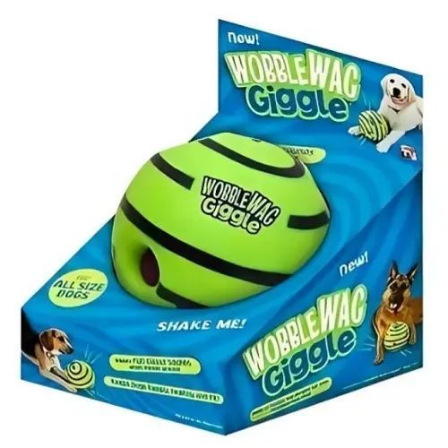 М'яч для гри із собакою Wobble Wag Giggle 00021886 фото