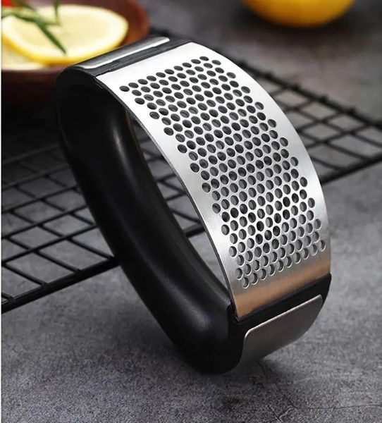Чесночница Пресс для чеснока из нержавеющей стали Garlic Press 00019527 фото