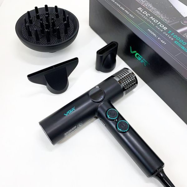 Фен професійний VGR V-401 BLACK 00015259 фото