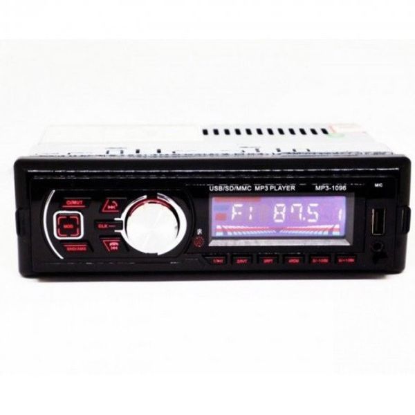 Автомагнитола MP3-1096 BT ISO со съемной панелью 4х50W, Магнитофон для машины авто автомобиля 00016812 фото