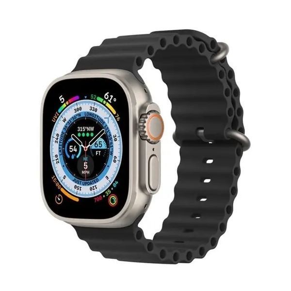 Оранжевые Смарт часы L8 Ultra Max 49 mm 1:1 Apple Watch! AMOLED.Премиум качество. Есть винты и фиксатор ремешка 00018111 фото