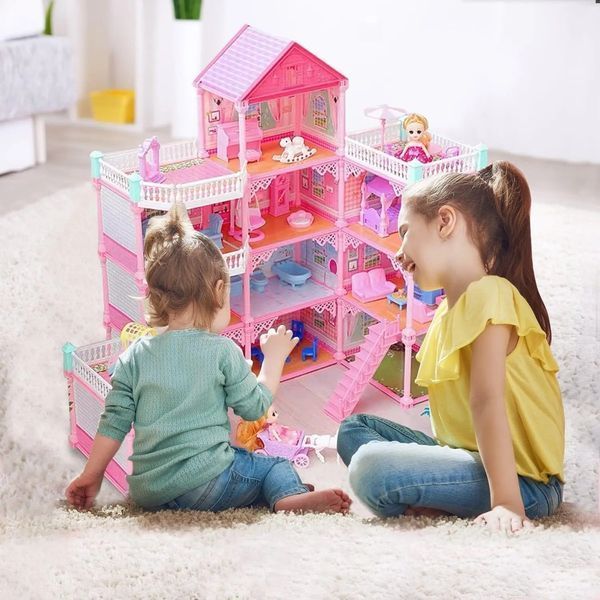 Игровой набор / Кукольный домик с мебелью и куклами Princess Home 00016533 фото
