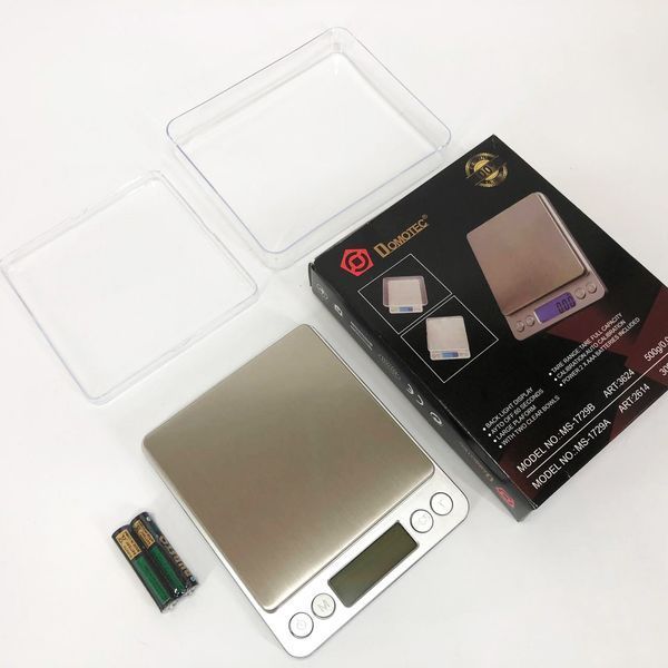 Весы ювелирные Domotec MS-1729B электронные с 2-мя чашами 0,01-500 гр, Карманные весы для золота 00020039 фото