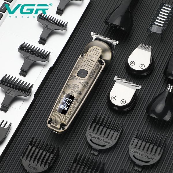 Набор для стрижки VGR 6 в 1 V-095, 16 насадок, Многофункциональная аккумуляторная машинка для стрижки 00014489 фото