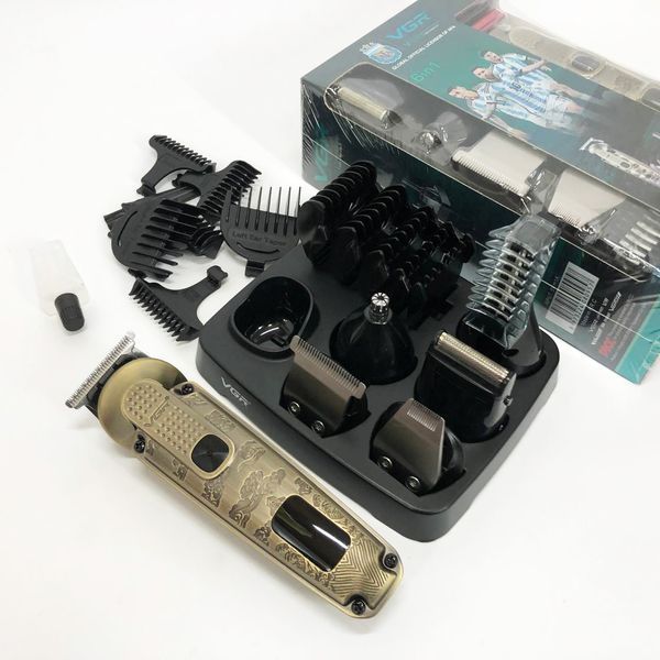 Набор для стрижки VGR 6 в 1 V-095, 16 насадок, Многофункциональная аккумуляторная машинка для стрижки 00014489 фото