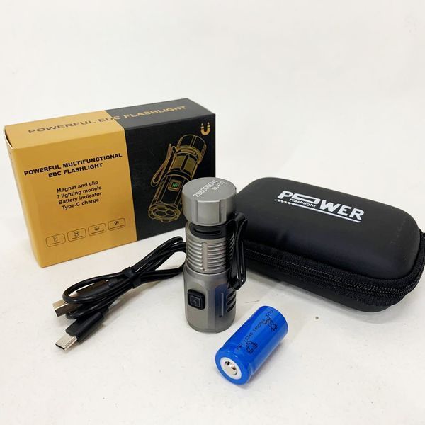 Ліхтар ручний F30-3XPG LED із ЗУ Type-C 00023237 фото